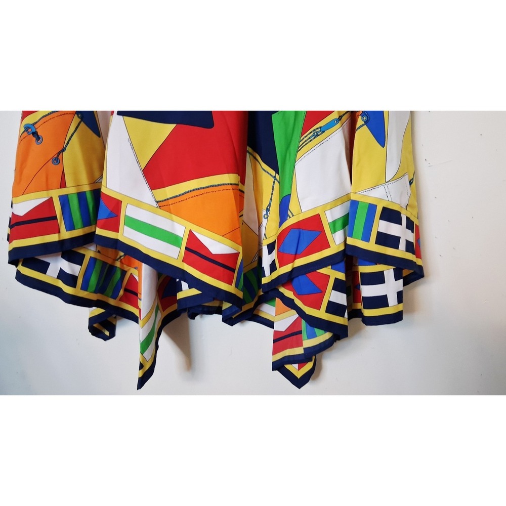 Lauren Ralph LRL Geometric Colorful Skirt Women's Size 6‎ Preppy International - Picture 3 of 7
